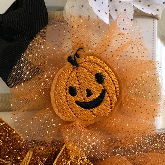 Zoey and Miles Halloween headband and tutu set - Picture 5 of 11